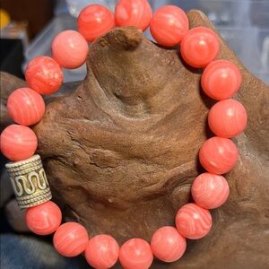 10mm Banded peach coral